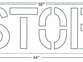 12 Inch STOP