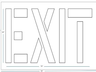 36 Inch EXIT