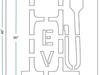 36 Inch EV Gas Pump With Breaks
