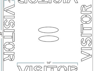 3 Inch VISITOR 4 Way