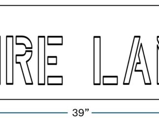 3 Inch Fire Lane Curb