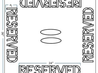 4 Inch RESERVED 4 Way