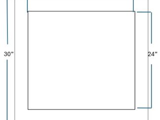 24x24 Inch Box 30x30