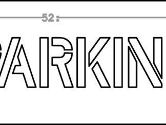 4 Inch USPS PARKING ONLY 10x52