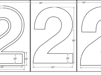 59 Inch Target TWO 76x163 - 3 Parts