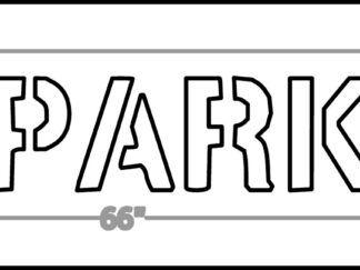 8 Inch Target NO PARKING 20x80