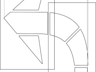 96 Inch Home Depot Turn Arrow 2 Parts 90x105