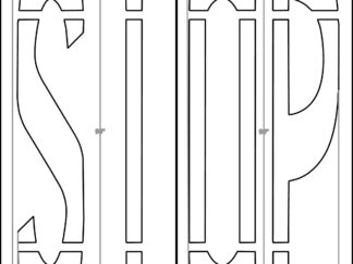 96 Inch STOP 84x104 - 2 Parts