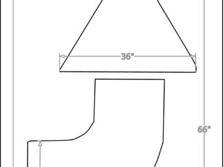 66 Inch Curved Arrow 58x84