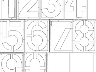 60 Inch Number Set PSC