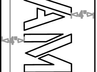 8 Inch RAMP With Arrows 72x16