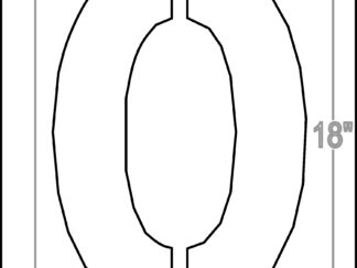 18 Inch Number Set 0-9