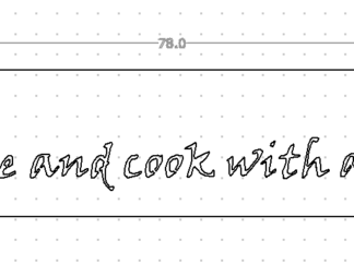 Love and cook with abandon 78x16
